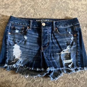 American Eagle Tom Girl Denim Shorts